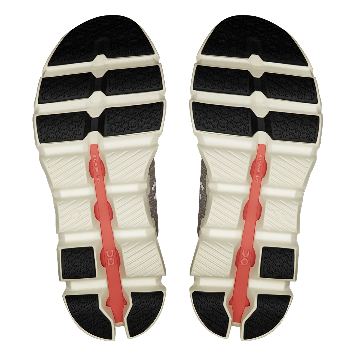 ON Cloudswift V4 — Black - White — Size B — Width 5 — Top View