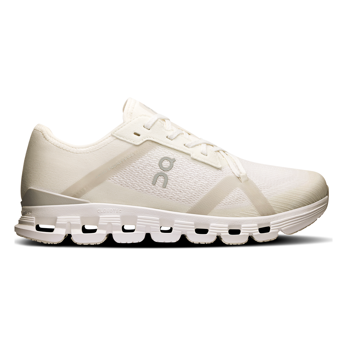 ON Cloud X V4 AD — Black - Asphalt — Size B — Width 7 — Front View