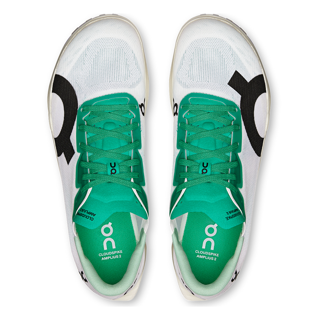 ON Cloudspike Amplius 2 — White - Raspberry — Size D — Width 7 — Alternate View 7
