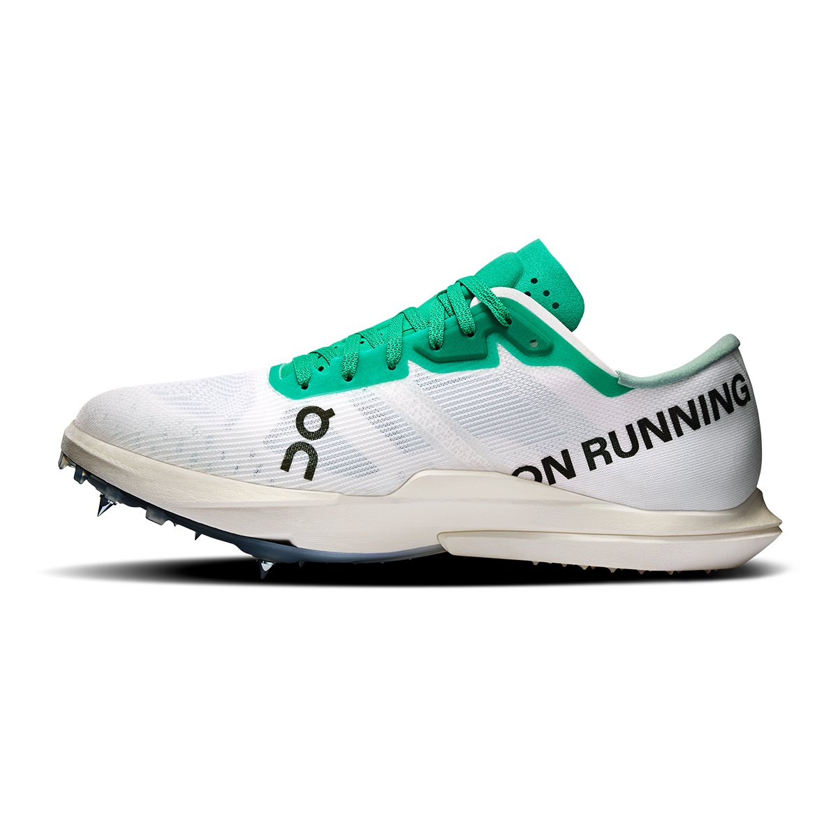 ON Cloudspike Amplius 2 — White - Raspberry — Size D — Width 7 — Lifestyle View