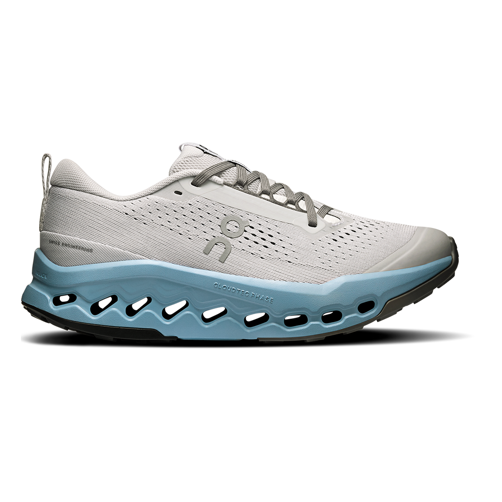 ON Cloudsurfer Trail 2 — Lily - Gardenia — Size B — Width 5 — Front View