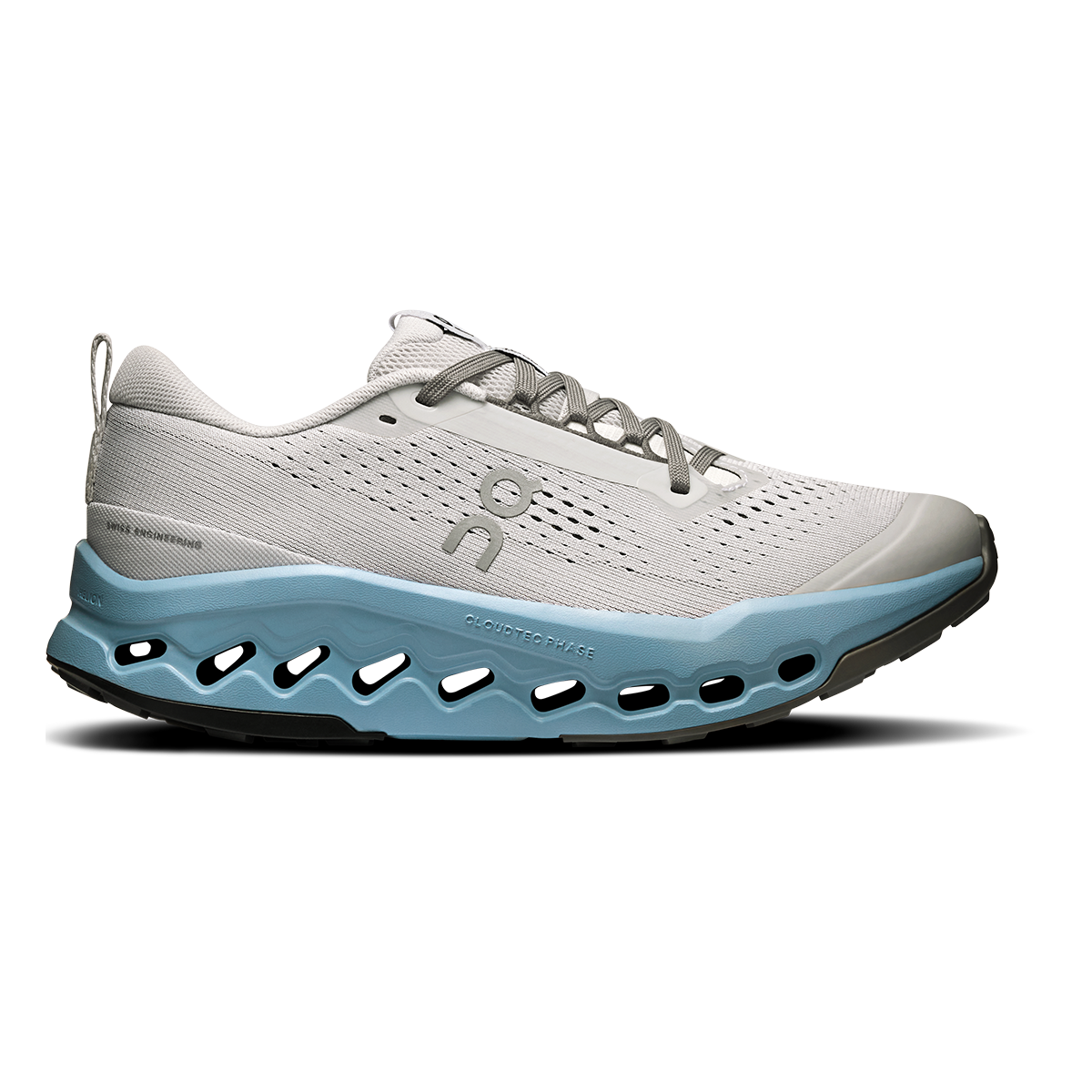 ON Cloudsurfer Trail 2 — Lily - Gardenia — Size B — Width 5 — Front View
