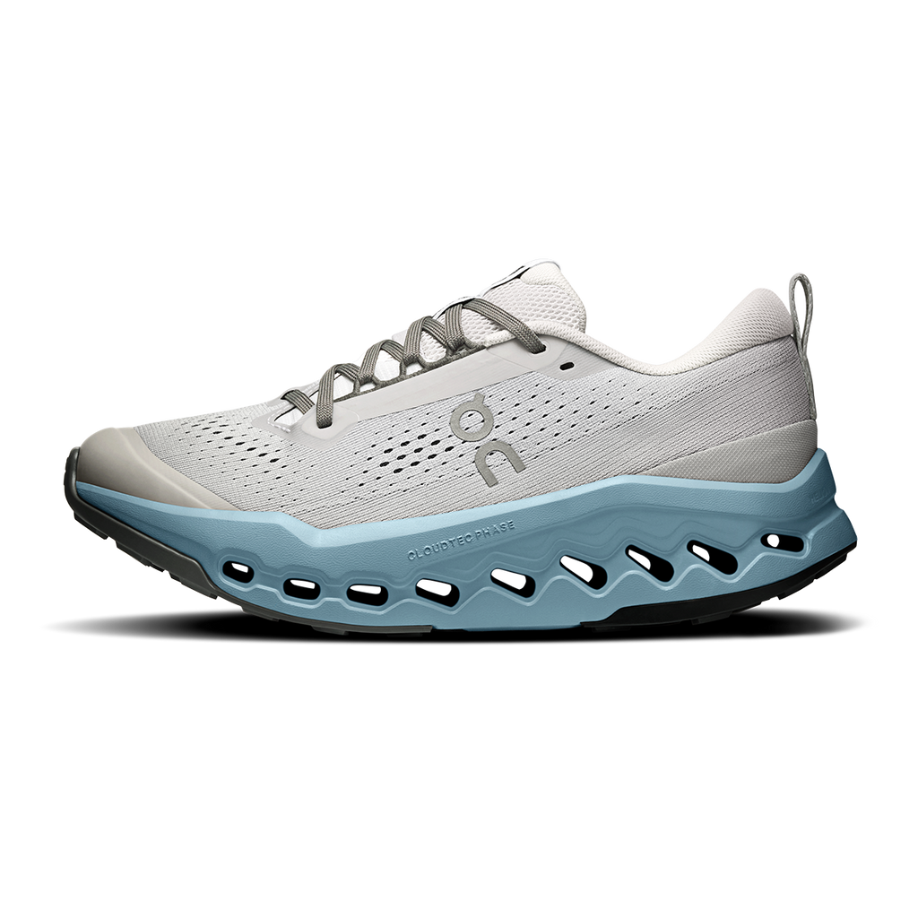 ON Cloudsurfer Trail 2 — Lily - Gardenia — Size B — Width 5 — Side View