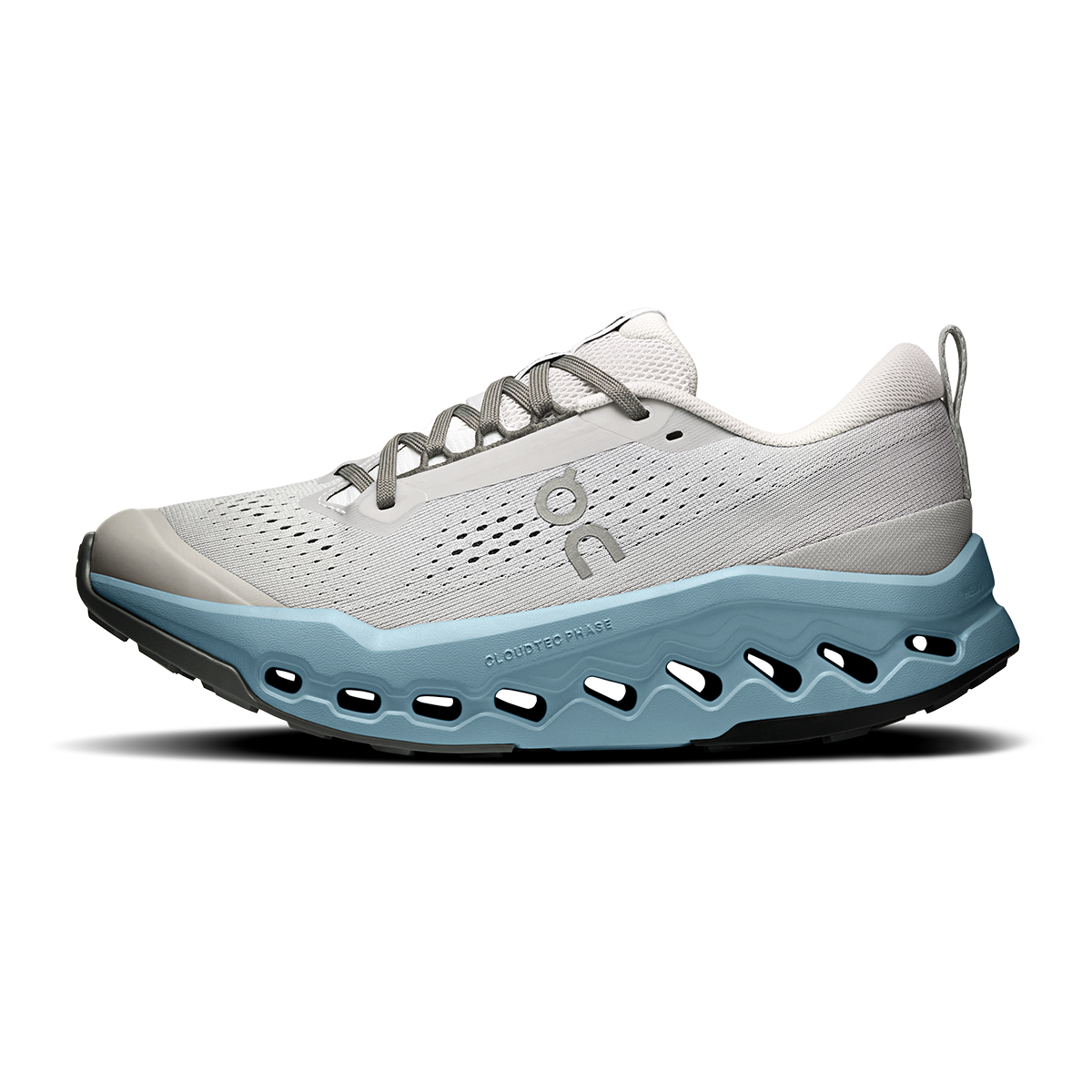 ON Cloudsurfer Trail 2 — Lily - Gardenia — Size B — Width 5 — Side View
