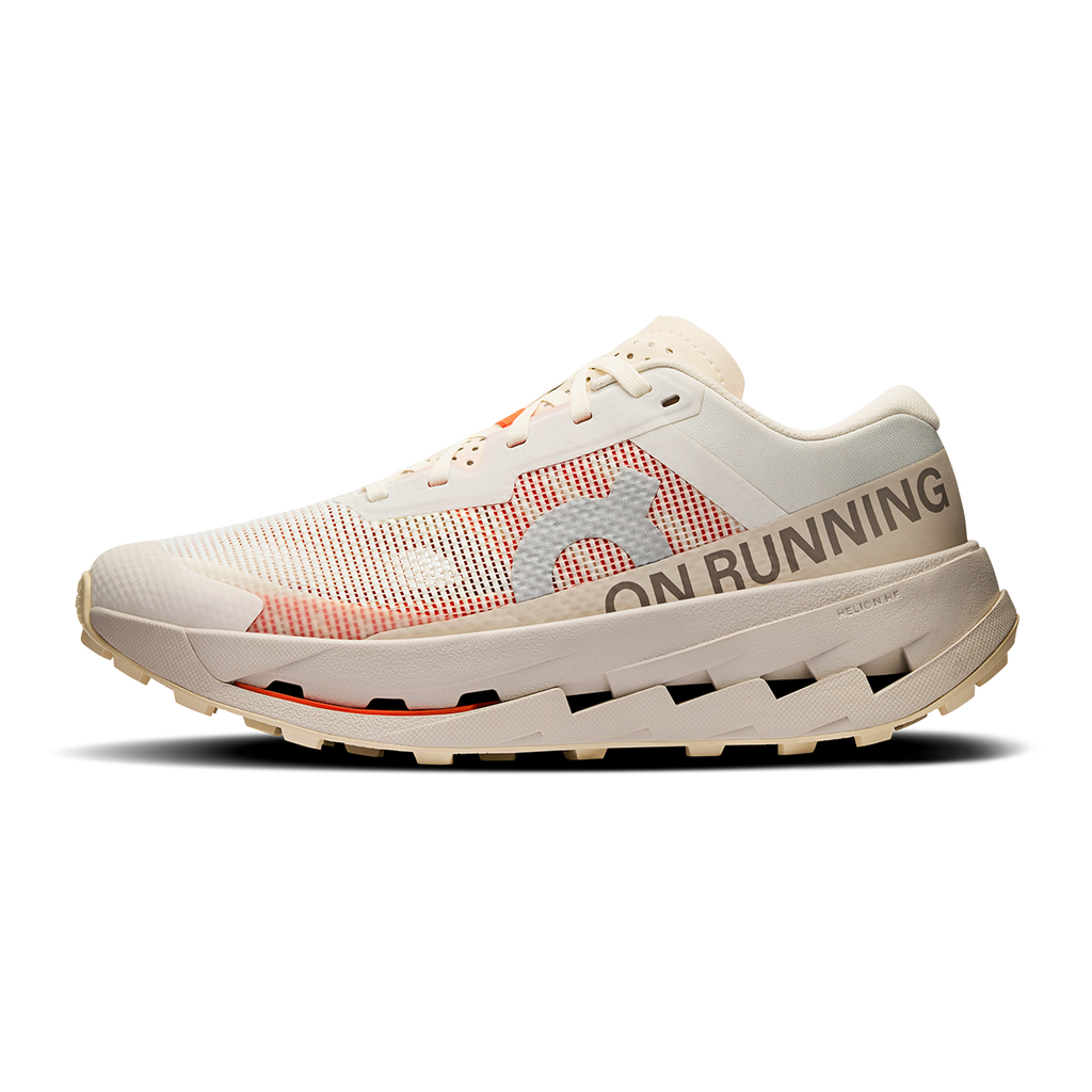 ON Cloudultra V3 — Ivory - Pearl — Size B — Width 7.5 — Side View