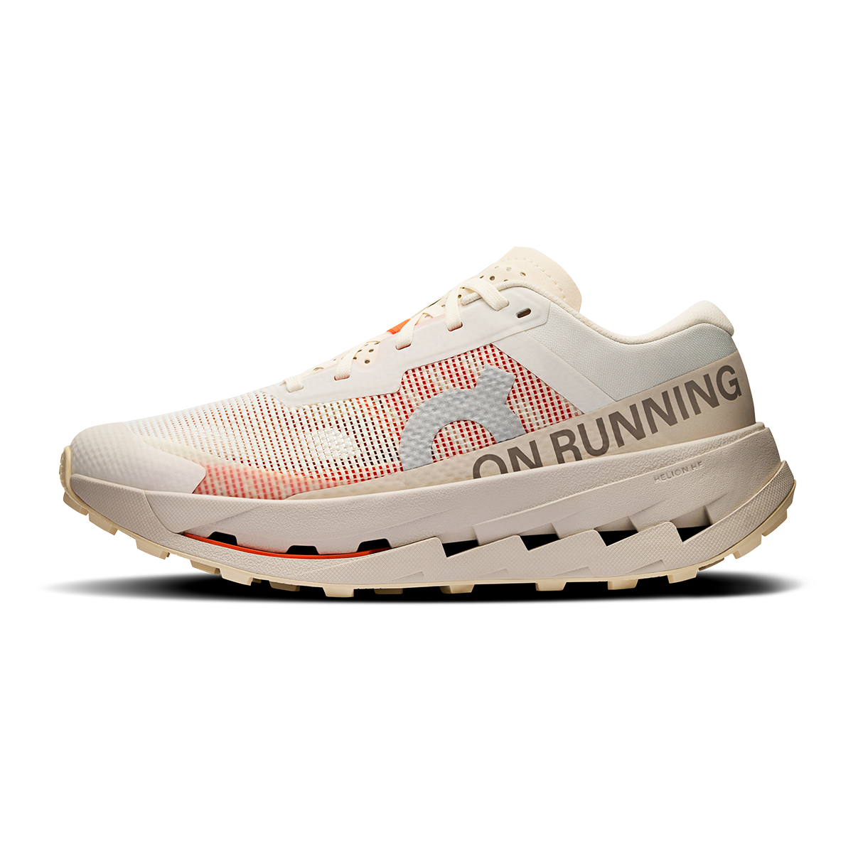 ON Cloudultra V3 — Ivory - Pearl — Size B — Width 7.5 — Side View