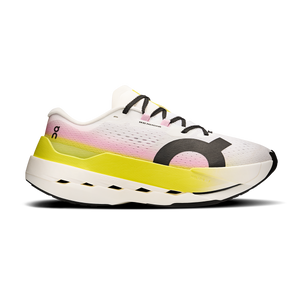 ON Cloudboom Max — White - Black — Size D — Width 13 — Front View