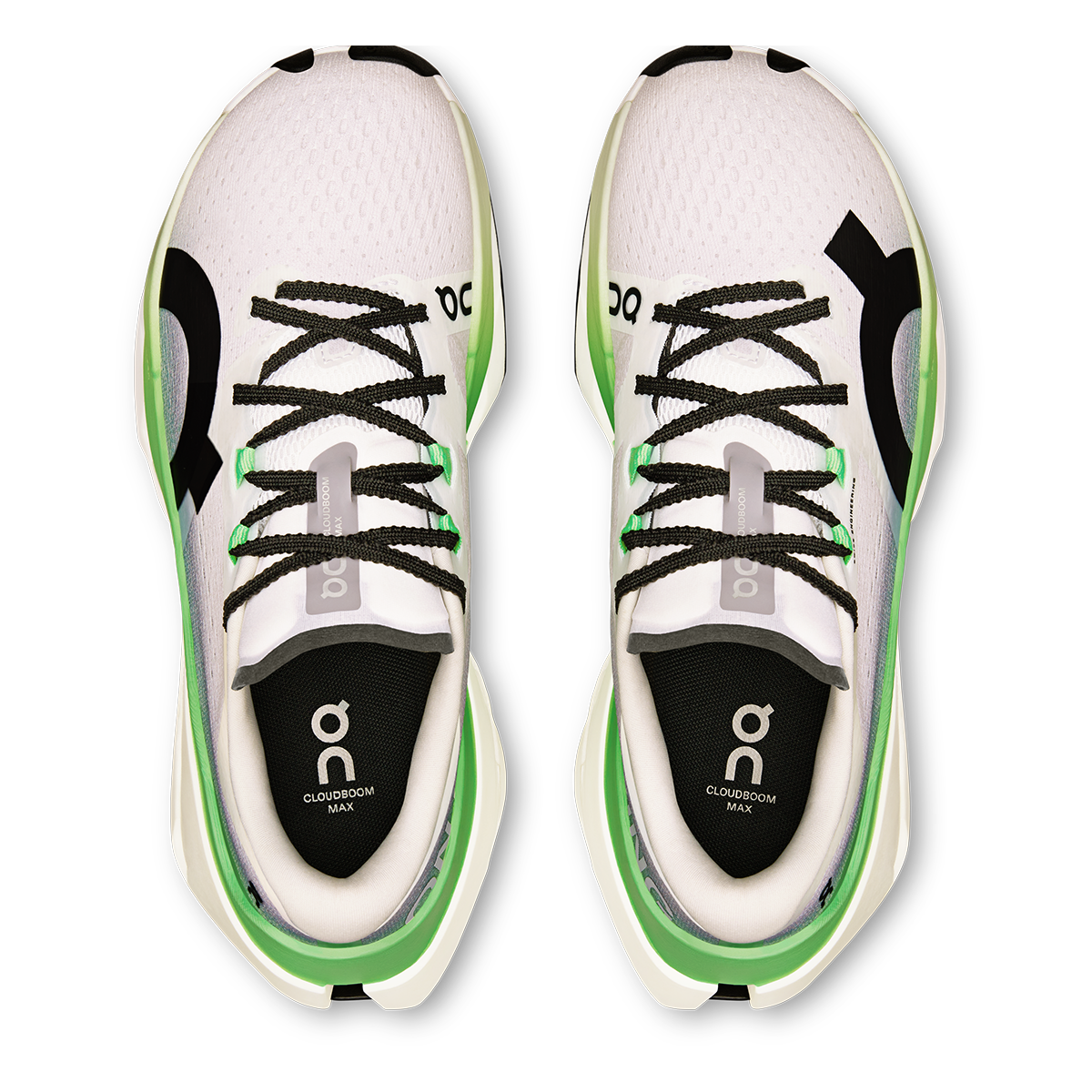 ON Cloudboom Max — White - Black — Size D — Width 13 — Alternate View 7