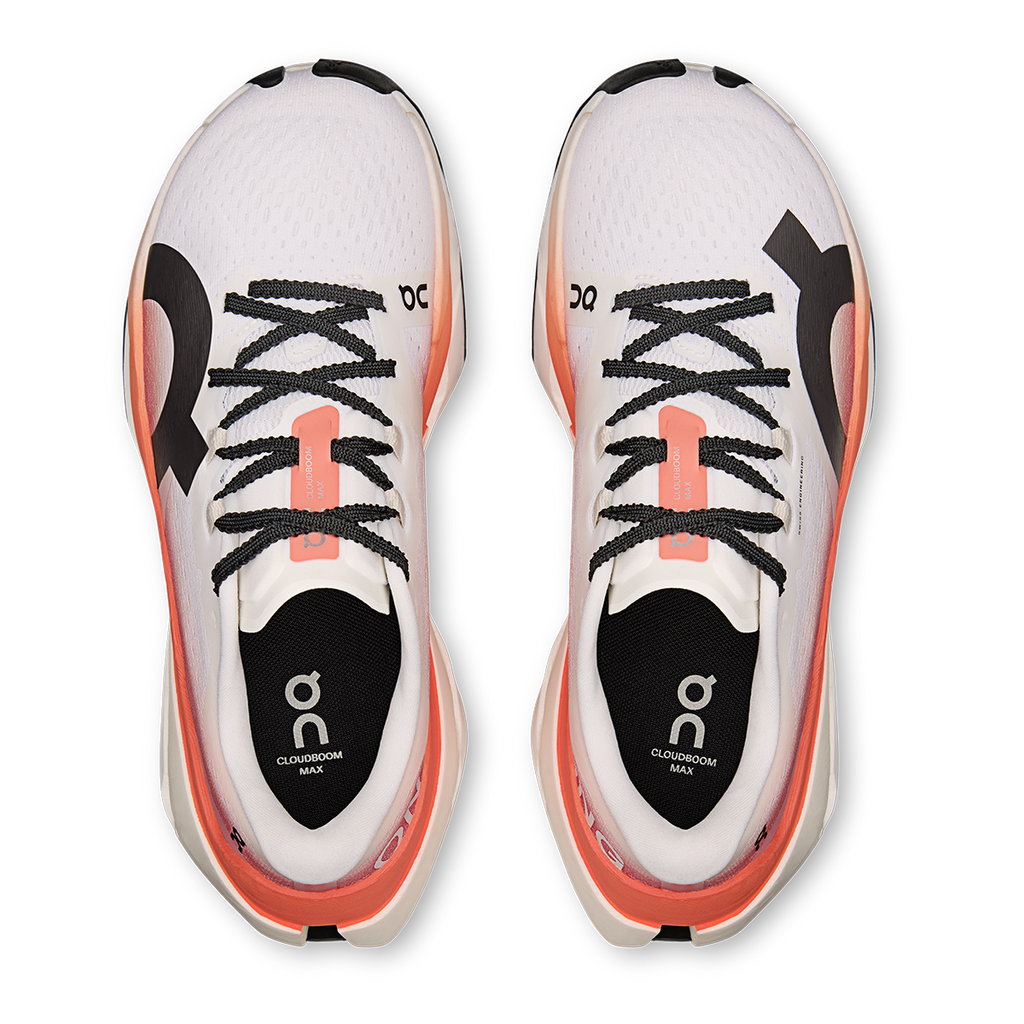 ON Cloudboom Max — White - Black — Size B — Width 6 — Alternate View 23