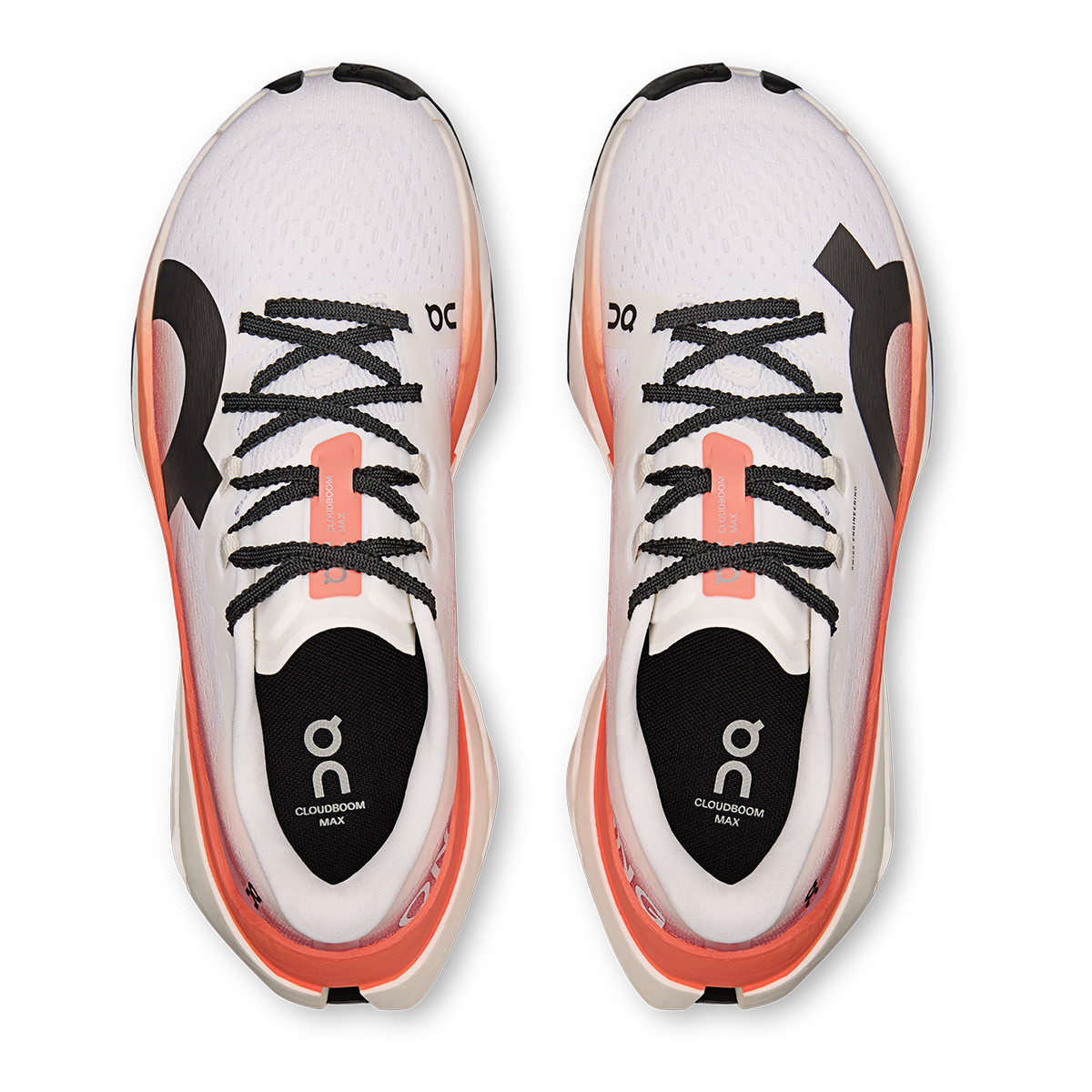 ON Cloudboom Max — White - Black — Size B — Width 6 — Alternate View 23