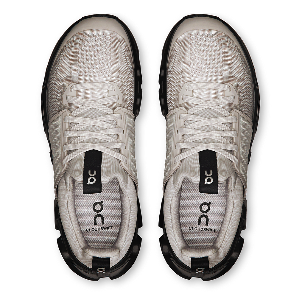ON Cloudswift Youth — Black - Eclipse — Size Y — Width 3.5 — Back View