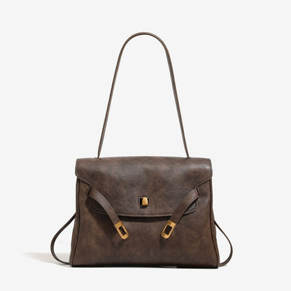 Womens Fashionable Retro Casual Minimalist Shoulder Bag