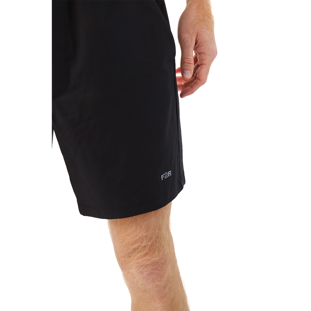 F2R Mens Lightstreme 7" Short — Black — Size Small — Detail View