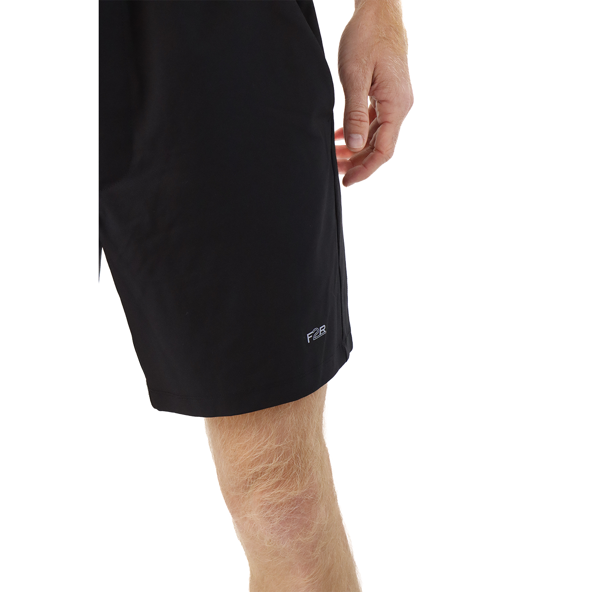 F2R Mens Lightstreme 7" Short — Black — Size Small — Detail View