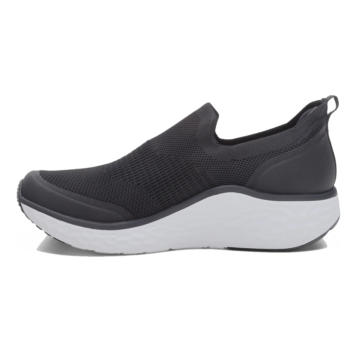 Aetrex Dash Slip On — Black — Size D — Width 41 — Side View
