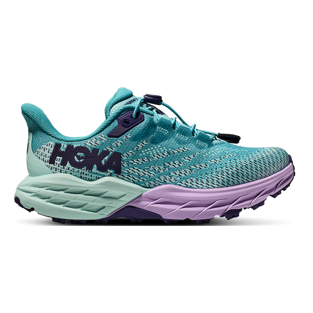 Hoka Speedgoat 5 — Citrus Glow - Vibrant Orange — Size Y — Width 3.5 — Front View