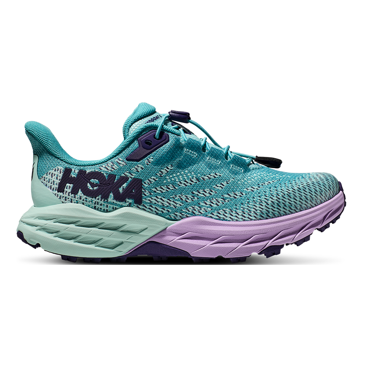 Hoka Speedgoat 5 — Citrus Glow - Vibrant Orange — Size Y — Width 3.5 — Front View