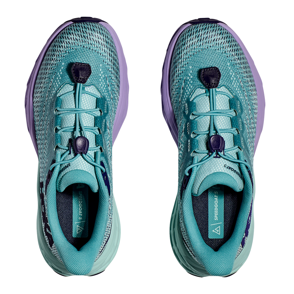 Hoka Speedgoat 5 — Citrus Glow - Vibrant Orange — Size Y — Width 3.5 — Back View
