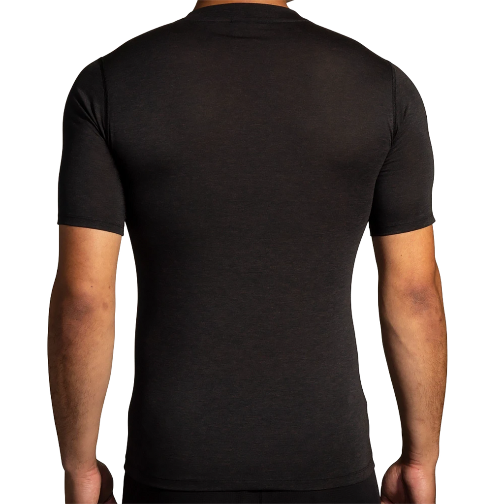 Brooks High Point Short Sleeve — Black — Size Small — Side View