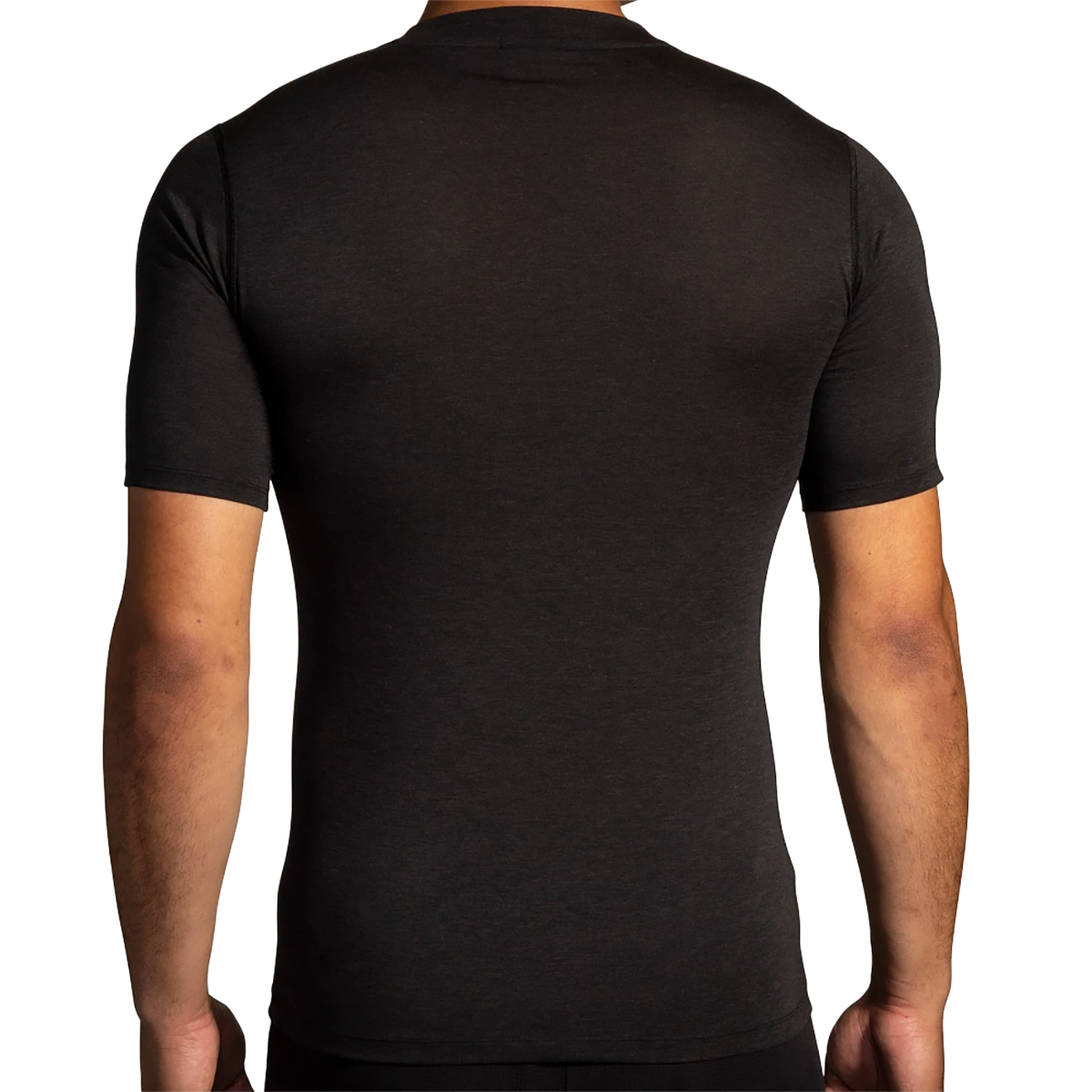 Brooks High Point Short Sleeve — Black — Size Small — Side View