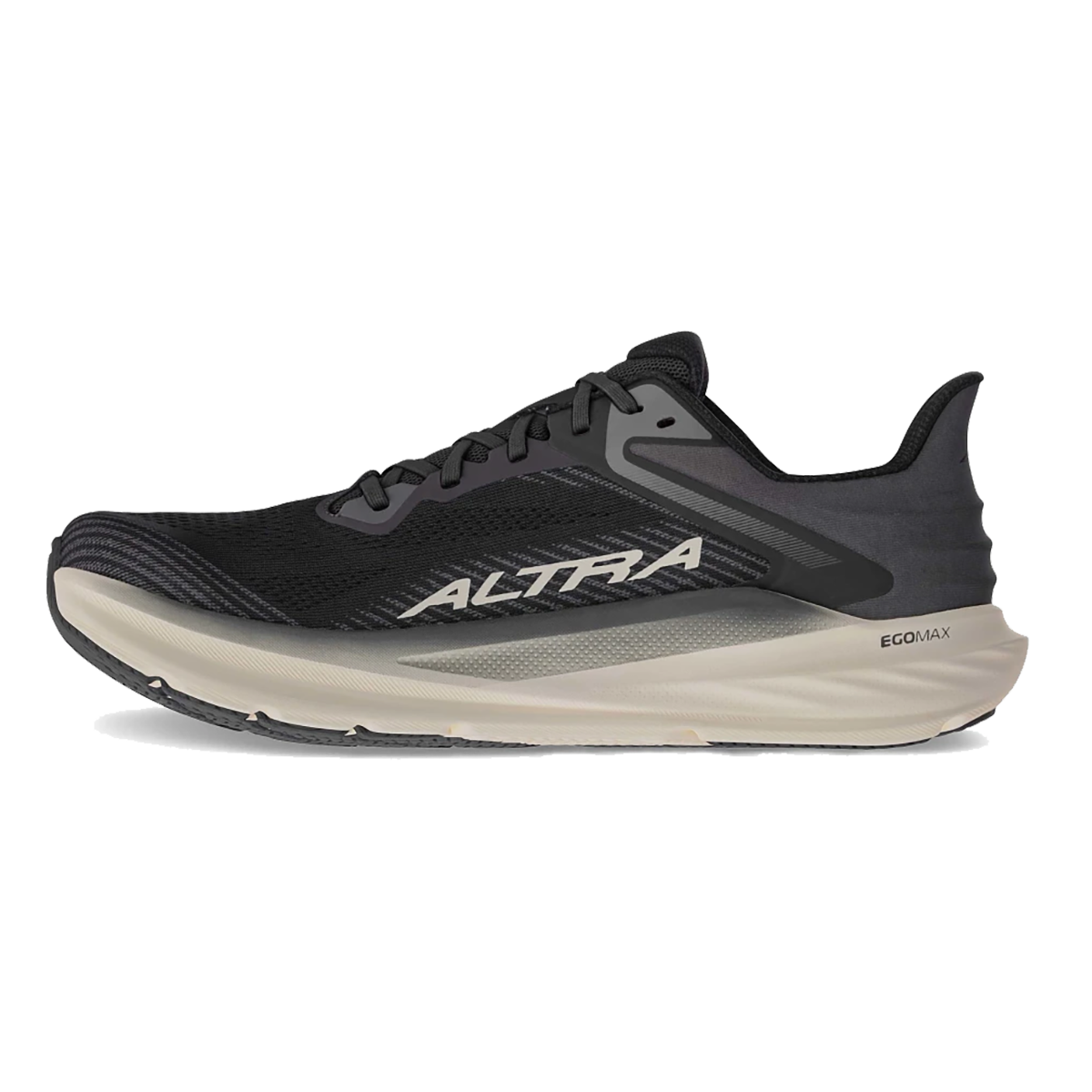 Altra Torin 8 — Black - White — Size D — Width 7 — Side View
