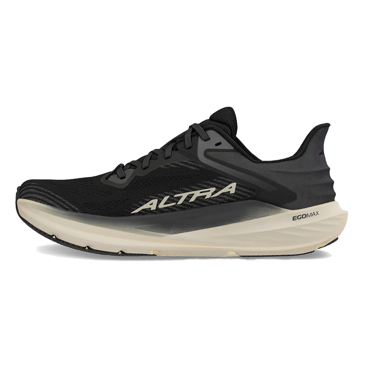 Altra Torin 8 — Black - White — Size B — Width 5.5 — Side View