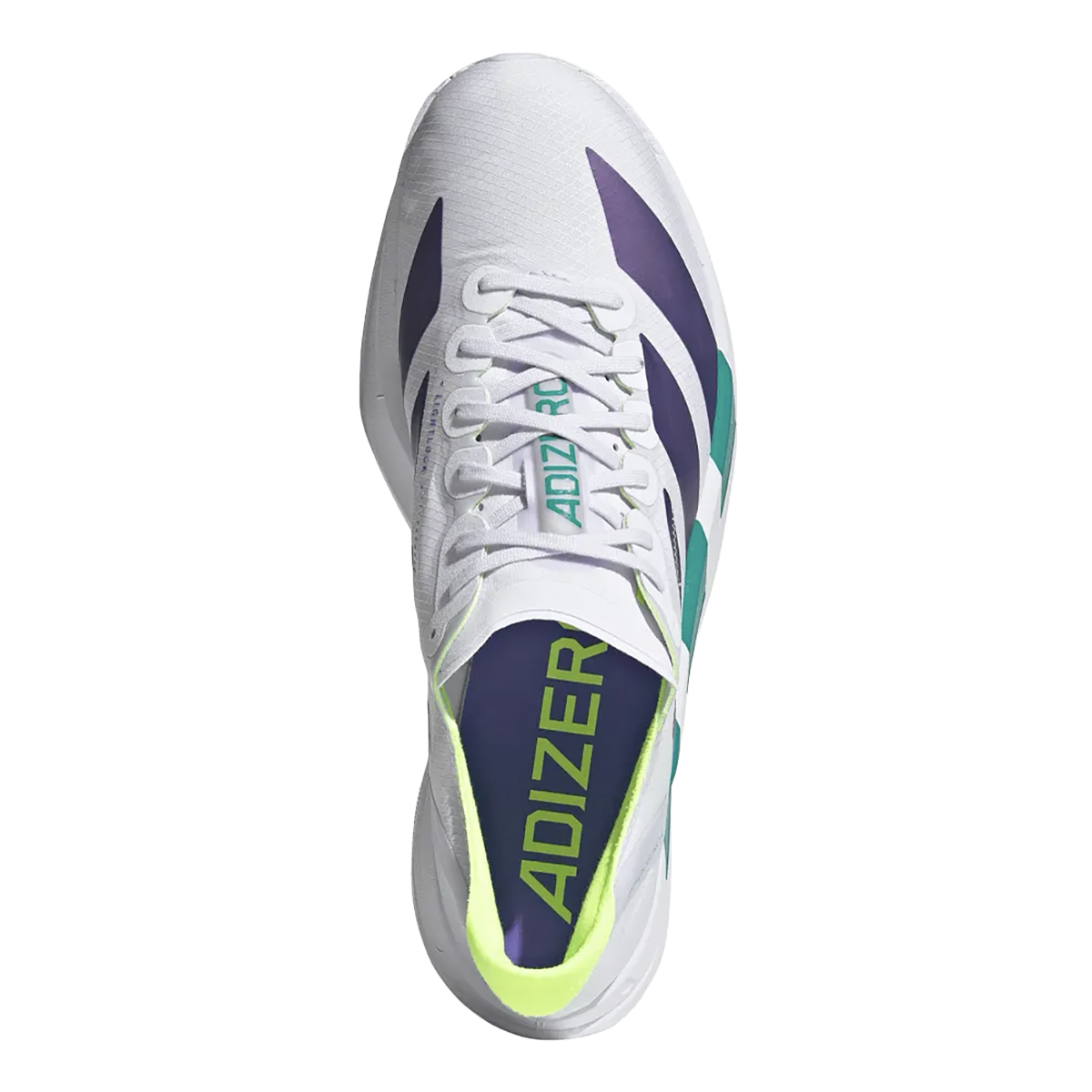 Adidas Adizero Adios Pro 4 — Lucid Tangerine - Core Black - Crystal White — Size D — Width 9 — Alternate View 7