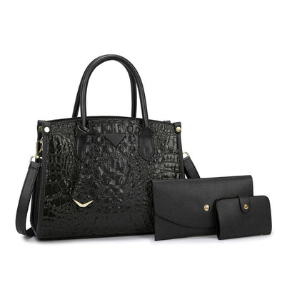 Vintage Crossbody Statement Handbag Set For Women