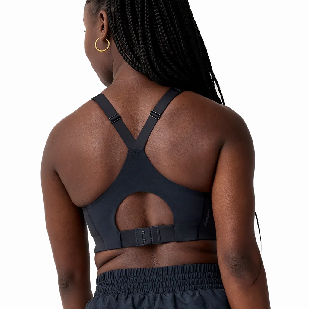 Brooks Limitless Racerback Bra — Black — Size 32B — Lifestyle View