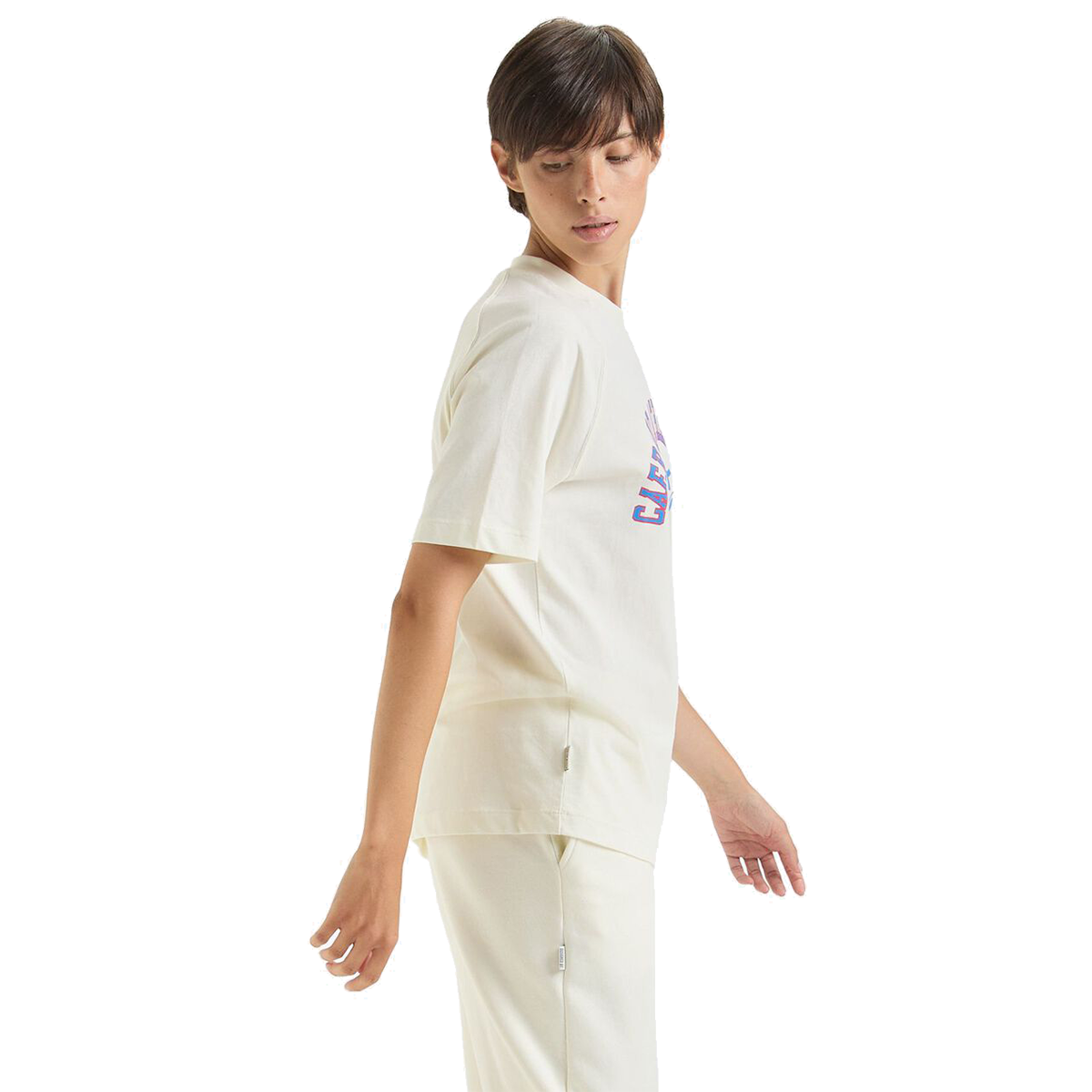 Diadora 1984 Athletic Club Shortsleeve — Butter White — Size XSmall — Back View