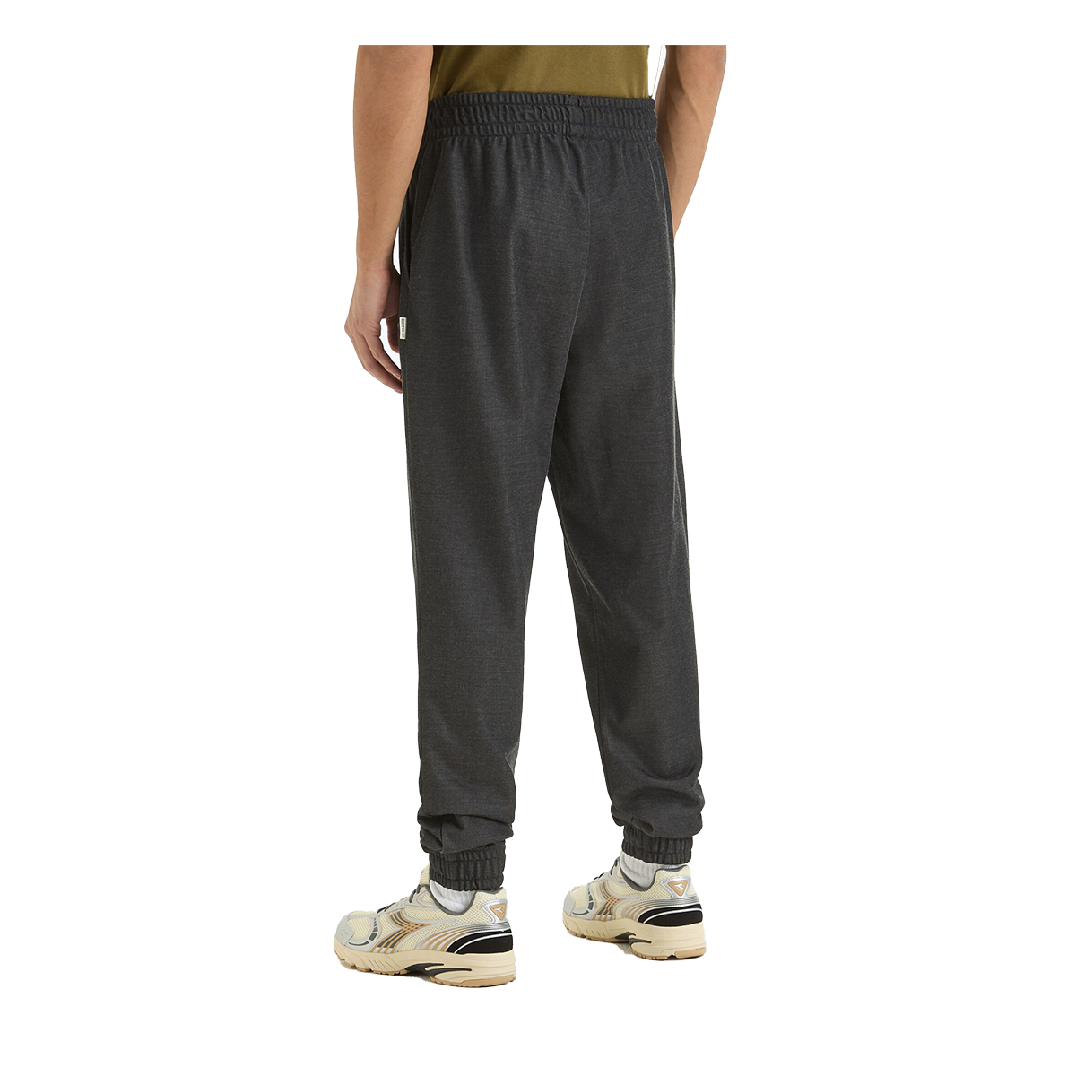 Diadora 80S Track Pants — Whisper White — Size Small — Side View
