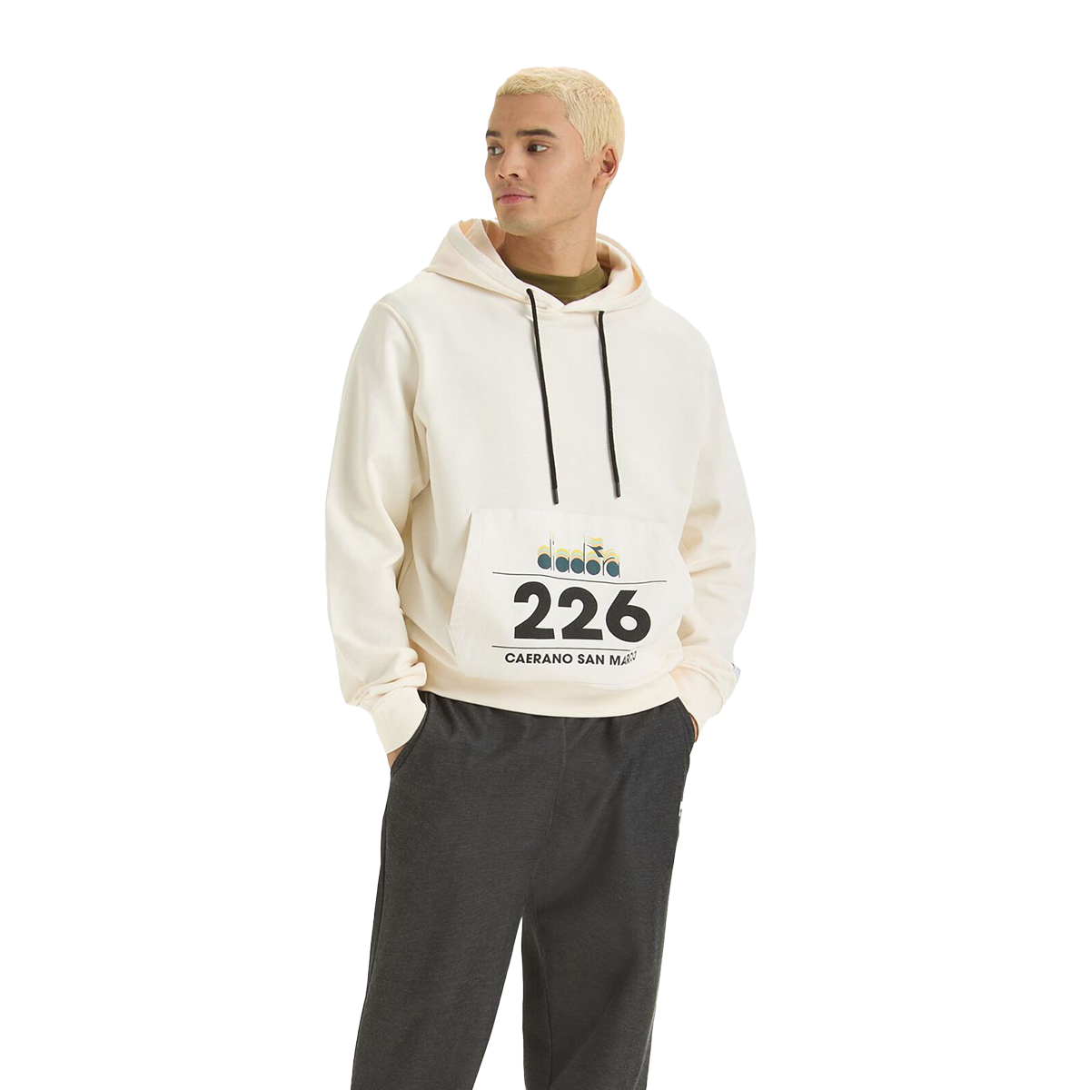 Diadora G.D. 1984 (226) Hoodie — Whisper White — Size Small — Alternate View 7
