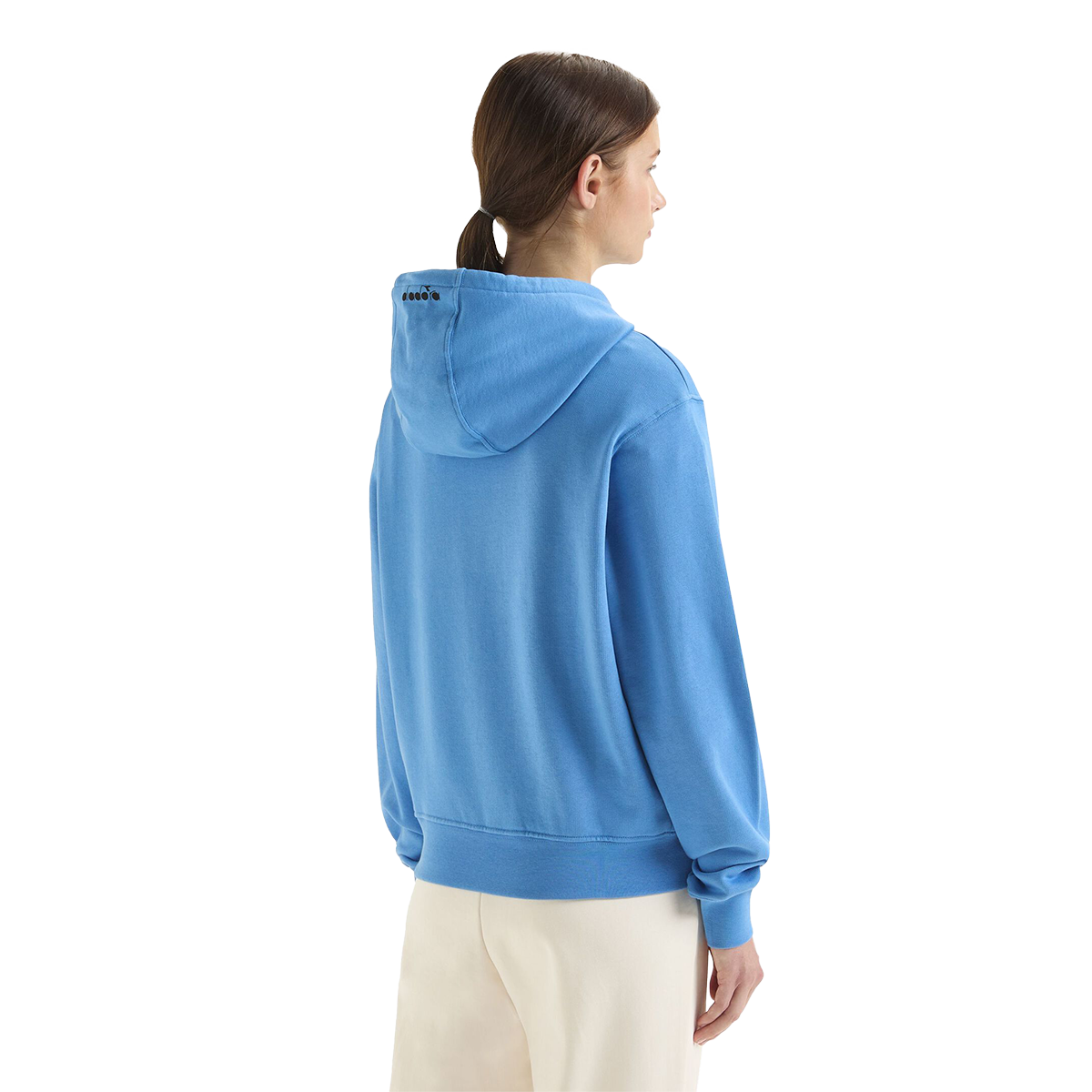 Diadora G.D. 1984 (226) Hoodie — Whisper White — Size Small — Top View