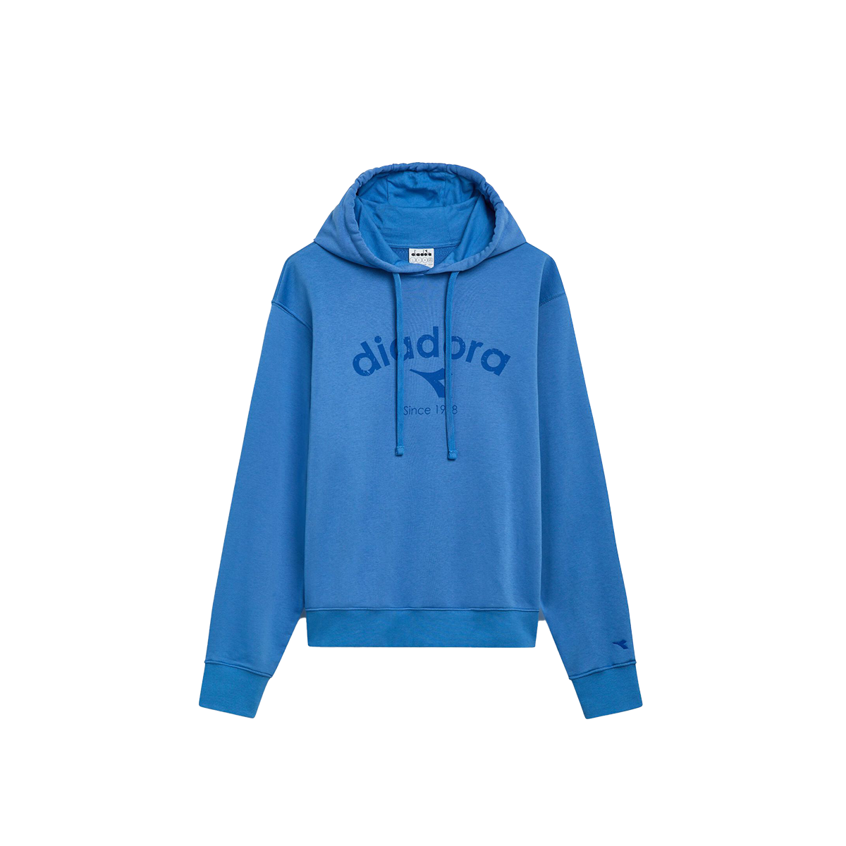Diadora Hoodie Athl. Logo — White Milk — Size Large — Lifestyle View