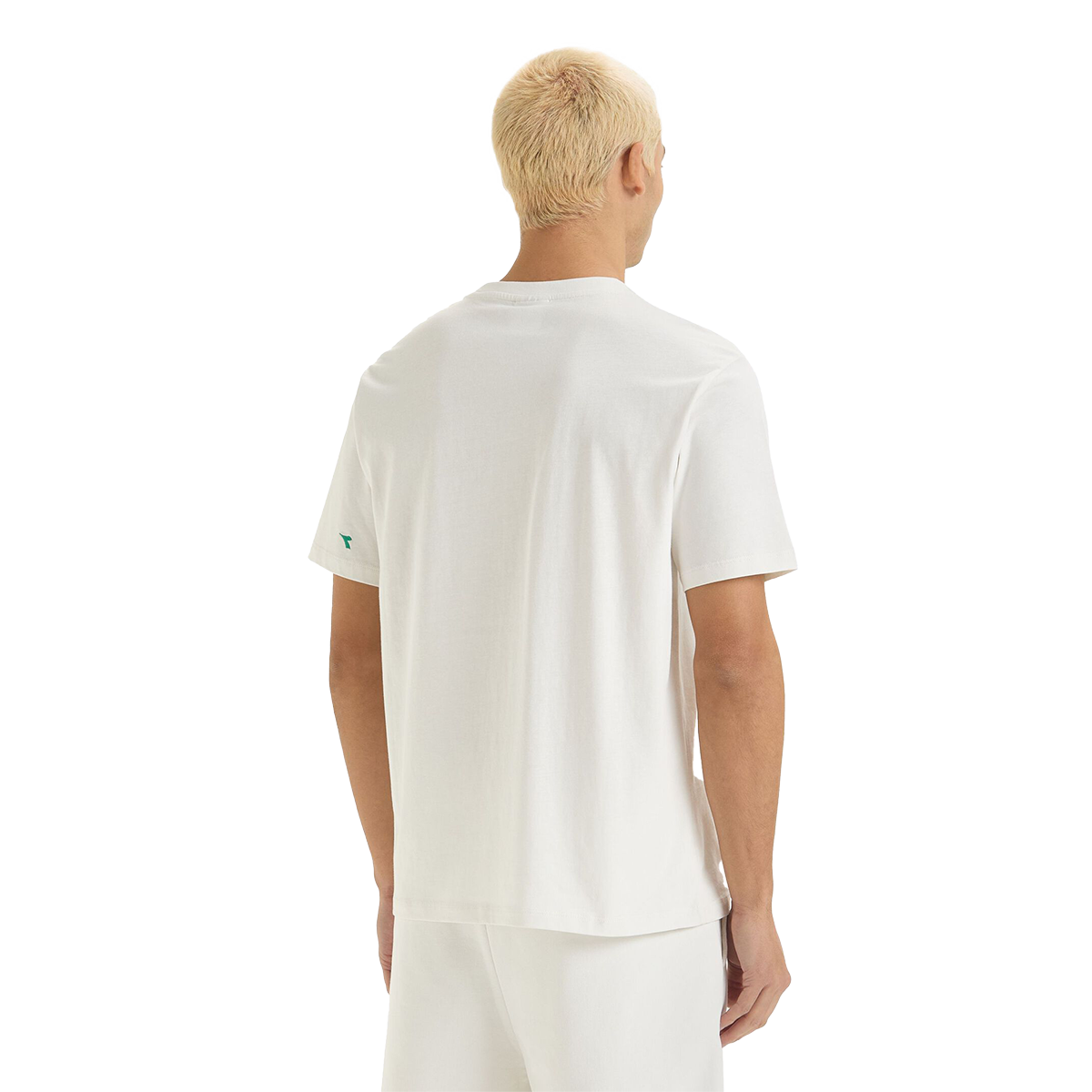 Diadora T-Shirt SS Athl. Logo — White Milk — Size Large — Alternate View 9