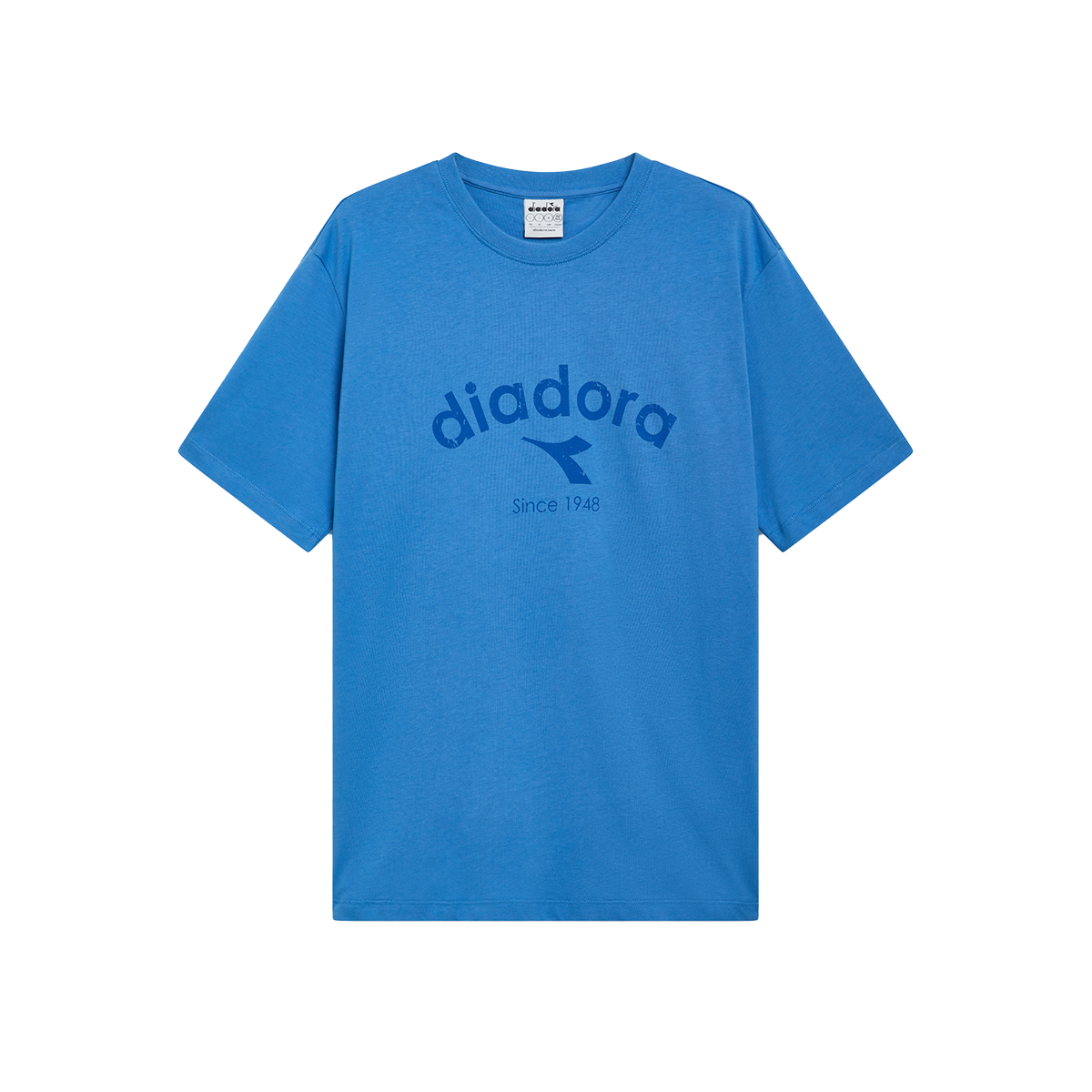 Diadora T-Shirt SS Athl. Logo — White Milk — Size Large — Detail View