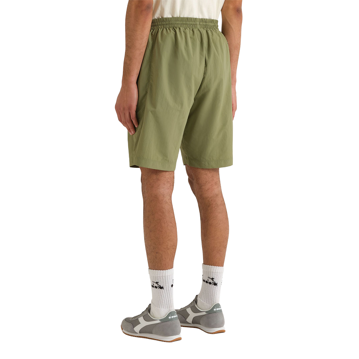 Diadora Shorts Run Valley — Sage Green — Size XXXSmall — Top View