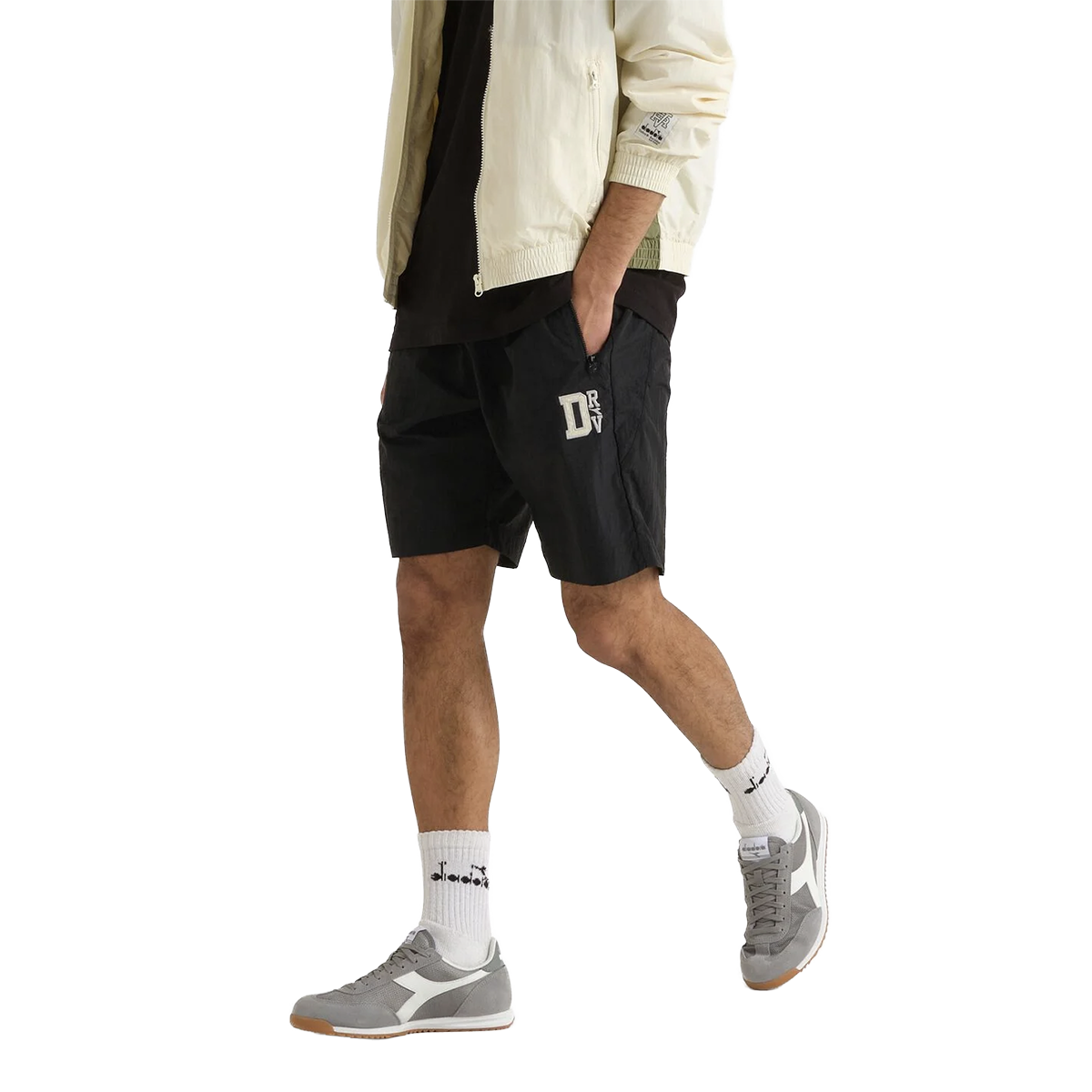 Diadora Shorts Run Valley — Sage Green — Size XXXSmall — Alternate View 8