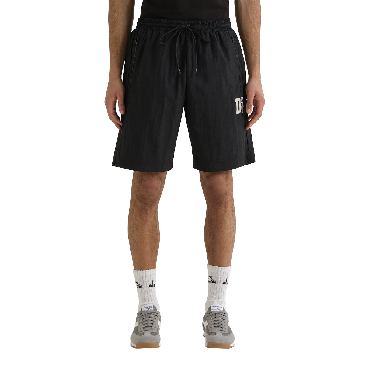 Diadora Shorts Run Valley — Sage Green — Size XXXSmall — Lifestyle View