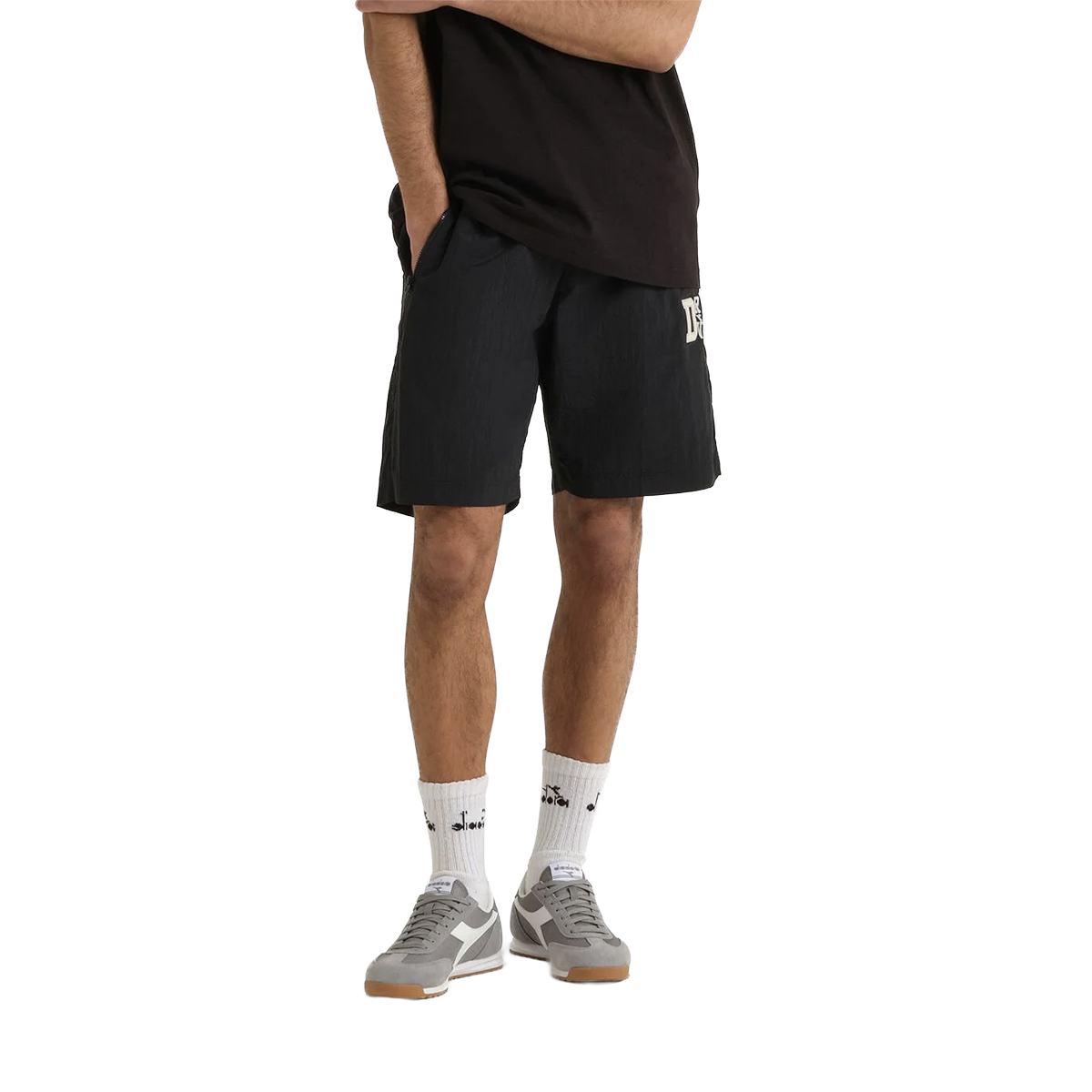 Diadora Shorts Run Valley — Sage Green — Size XXXSmall — Alternate View 7