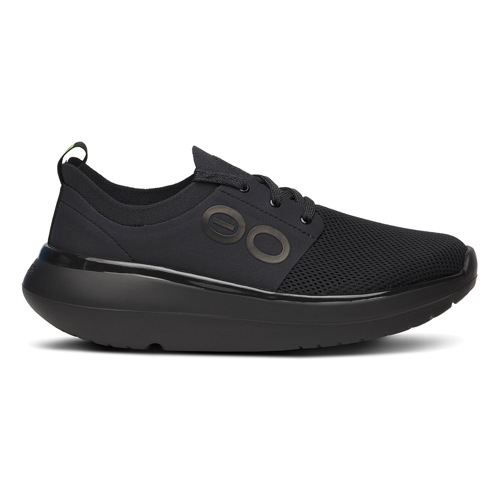 Oofos OOmy Stride — Black — Size B — Width 7 — Alternate View 9