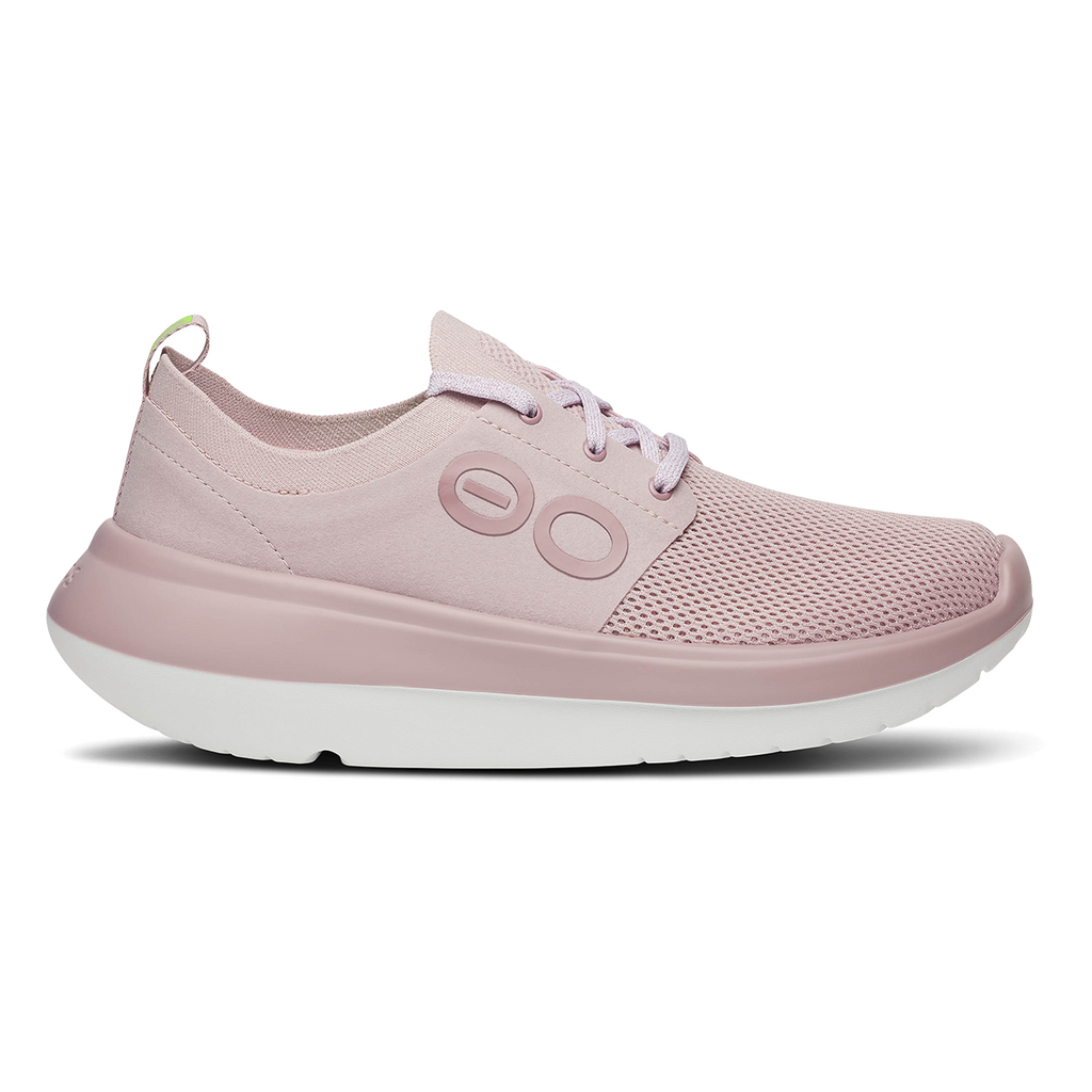Oofos OOmy Stride — Black — Size B — Width 7 — Front View