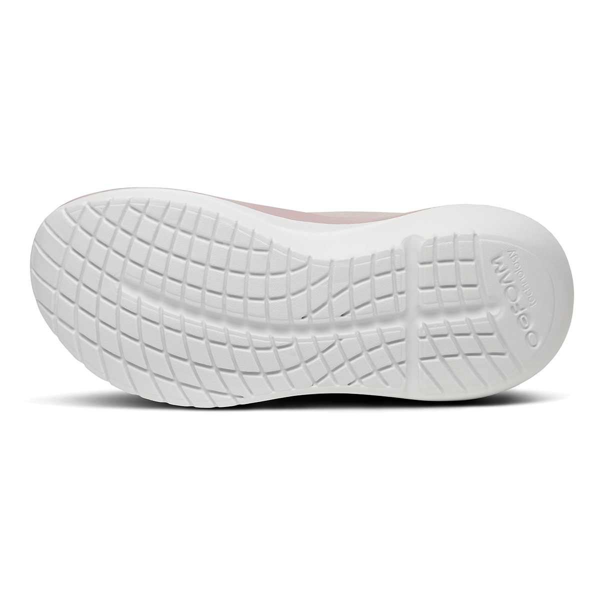 Oofos OOmy Stride — Black — Size B — Width 7 — Top View