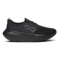 Oofos OOmy Stride — Black — Size D — Width 8 — Front View