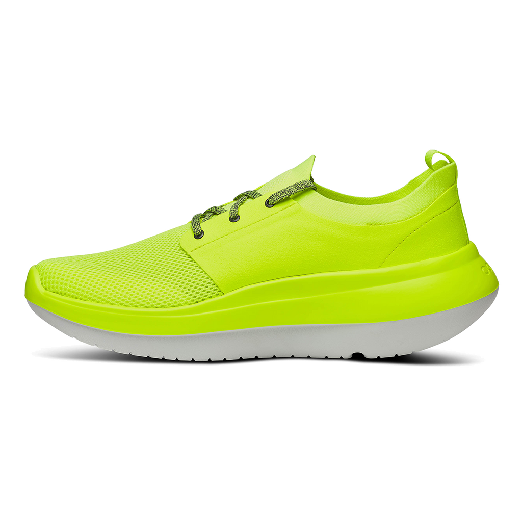 Oofos OOmy Stride — Black — Size D — Width 8 — Lifestyle View