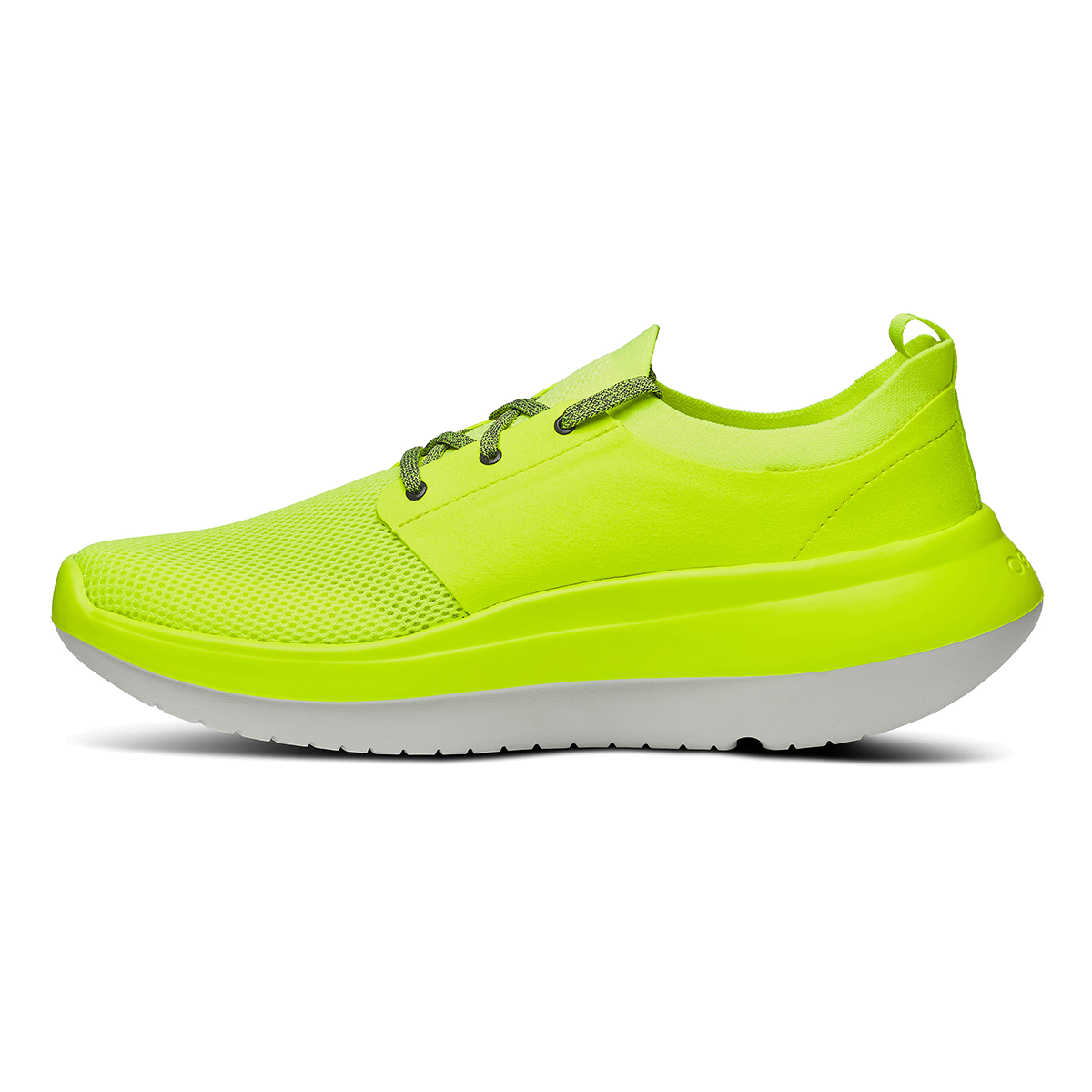 Oofos OOmy Stride — Black — Size D — Width 8 — Lifestyle View