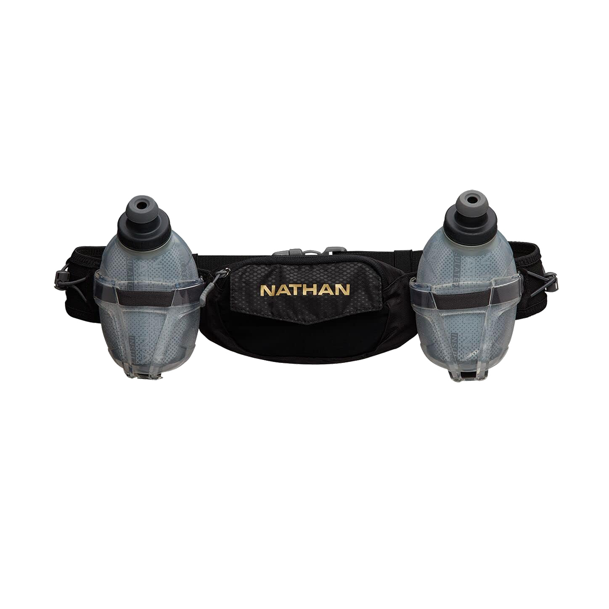Nathan Trail Mix Plus 2 Insulated Hydration Belt — Black - High Risk Red - Steel Grey — Size One Size — Alternate View 11