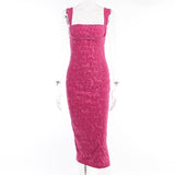 Camisole Dress Women — Rose Red — Size L — Detail View