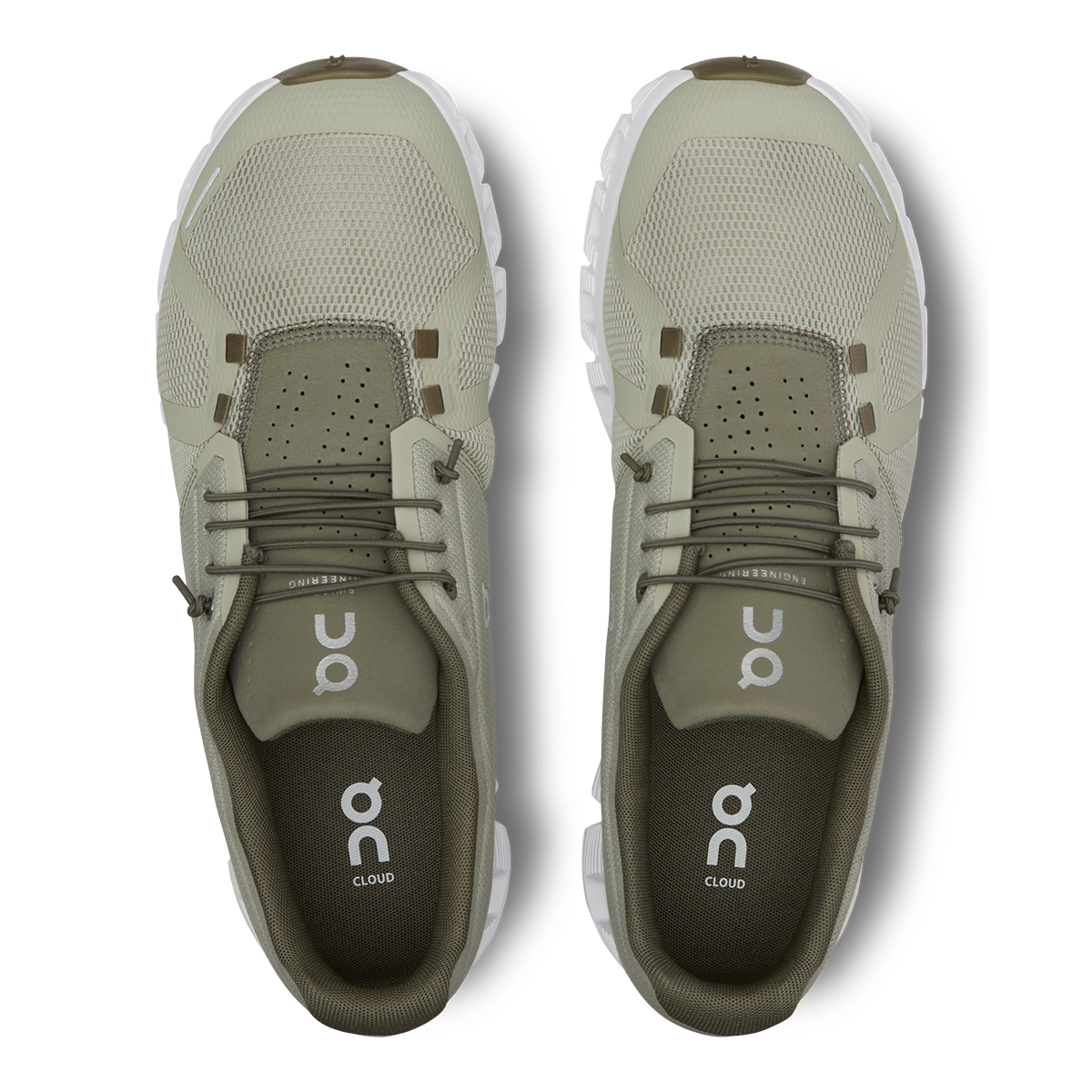 ON Cloud 5 — Black — Size D — Width 7 — Back View