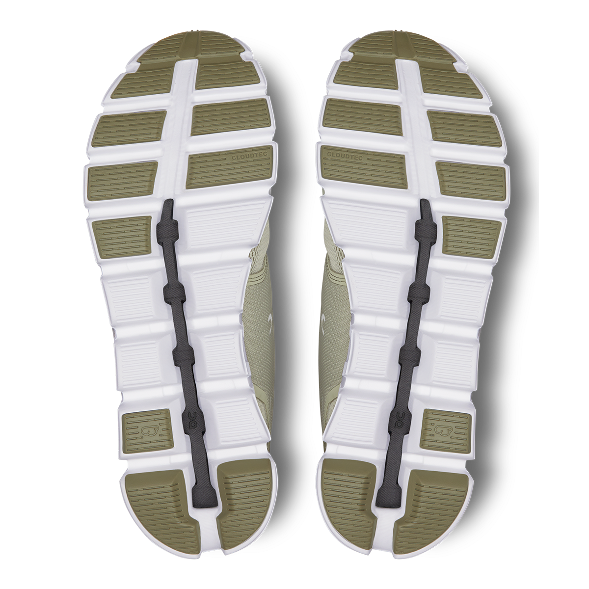 ON Cloud 5 — Black — Size D — Width 7 — Top View